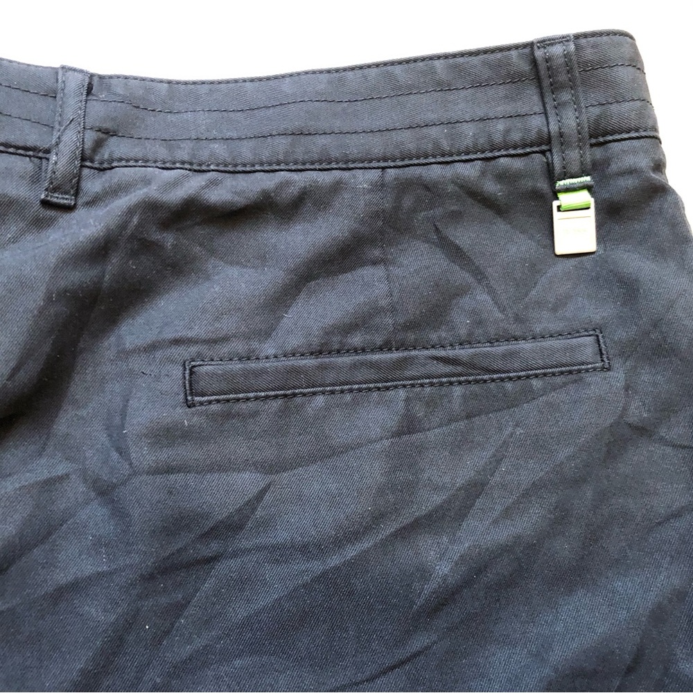 Boss Hugo Boss Hitch Black Flat-Front Men's Shorts 50196230 Golf Green Label - Picture 9 of 15